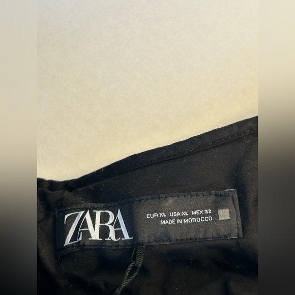 NWT Zara Women’s Quilted Plaid Jacket Size XL Black Gray Tan - Picture 8 of 9